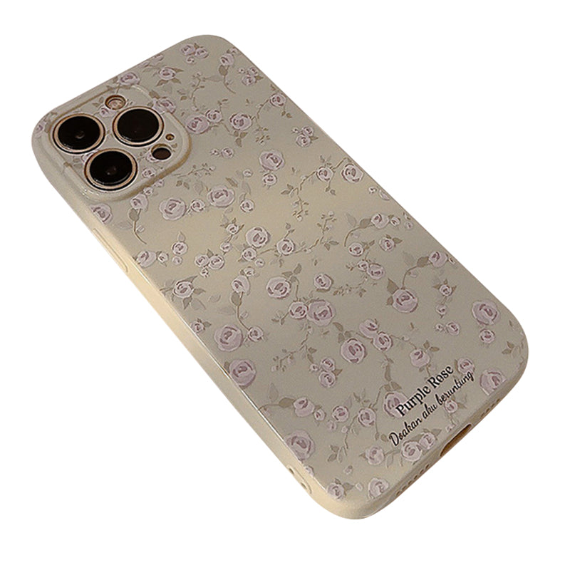 For iPhone 13 Pro Retro Flower Pattern TPU Phone Case Protective Phone Cover For iPhone 13 Pro Retro Flower Pattern TPU Phone Case Protective Phone Cover